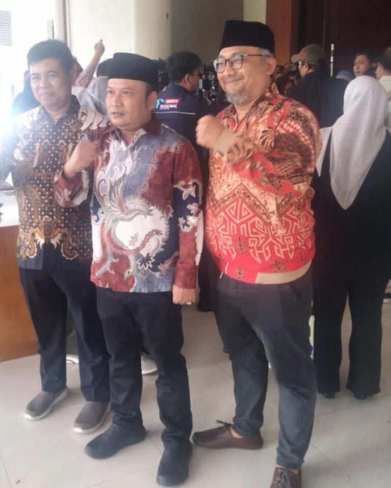 Ketua DPW TANI MERDEKA Jawa Tengah, Wawan Pramono berfoto setelah memberikan keterangan pers. (istimewa)