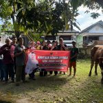 PAC PDI Perjuangan Banyudono Gelar Penyembelihan Hewan Qurban di Dusun Bantulan, Jembungan, Banyudono