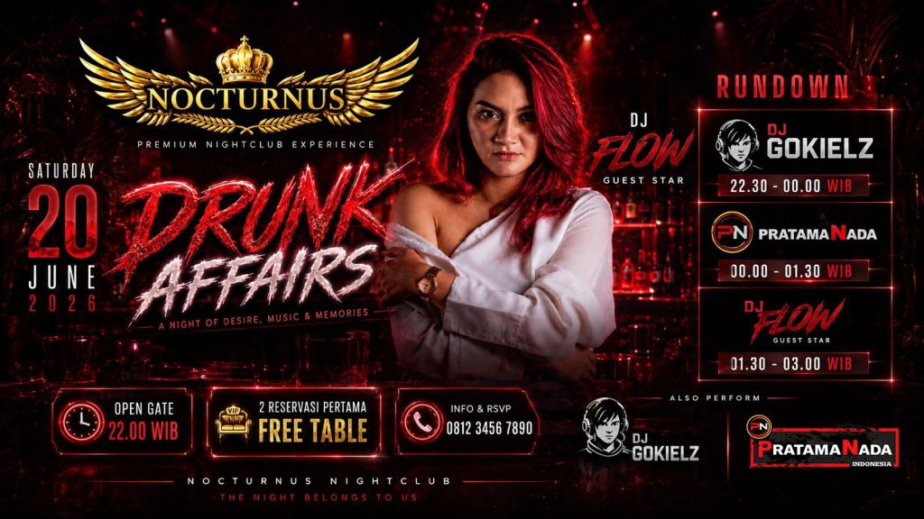 DJ FLOW bakal ramaikan Nocturnos Malam Ini
