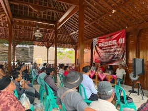 Serap Aspirasi Warga, Ribut Budi Santoso Gelar Reses III di Desa Karangmojo Klego.