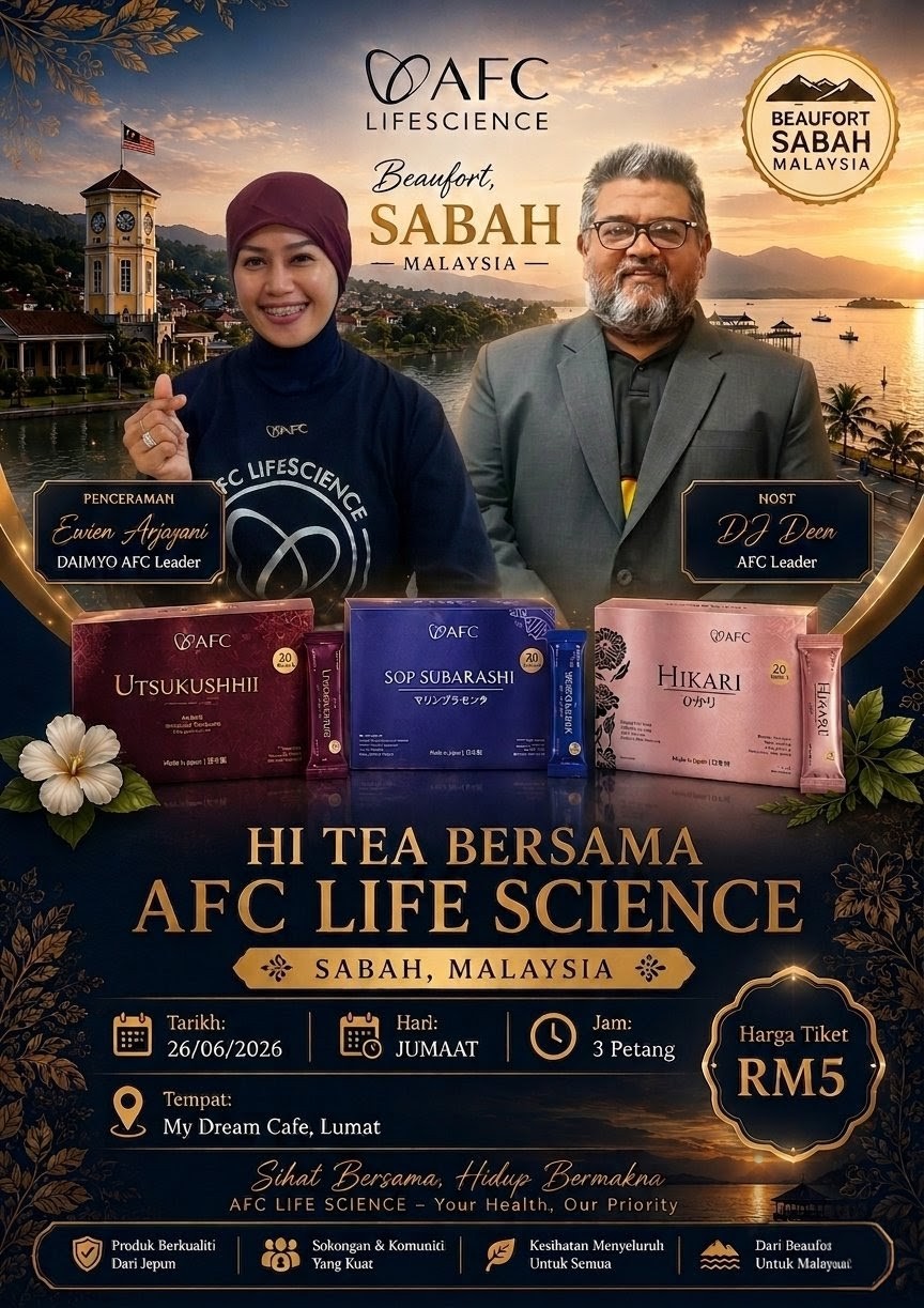 AFC Life Science Gelar Hi Tea di Sabah Malaysia, Erwin Arjayani Edukasi Pentingnya Gaya Hidup Sehat